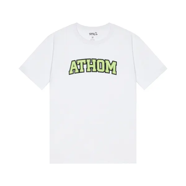 T-shirt col rond, Team, Blanc