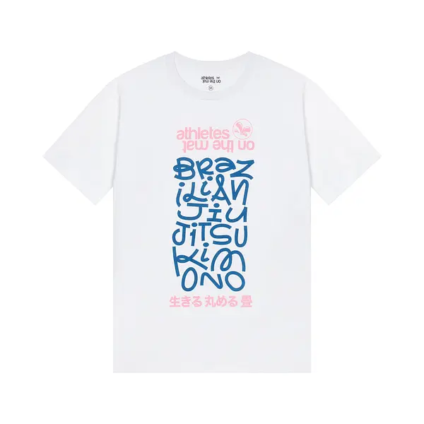 T-shirt col rond, Line, Blanc