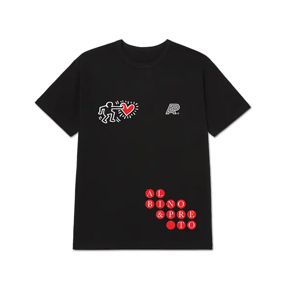 A&P x KEITH HARING PUSH TEE BLACK (JP/EU)