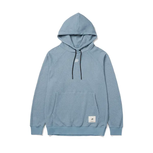 A&P WAFFLE RAGLAN HOODY STEEL (FULFILLMENT)