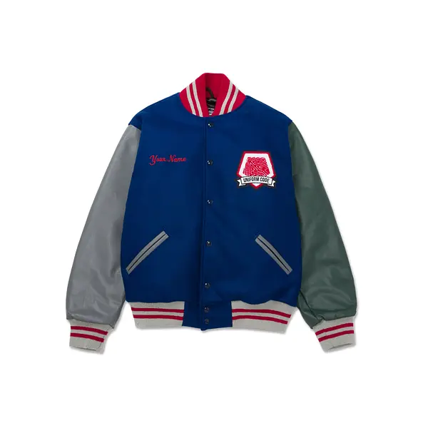 A&P EGC 3 FUNDAMENTAL VARSITY JACKET BLUE (PRE-ORDER)