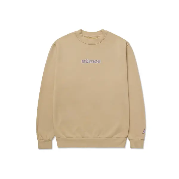 A&P x ATMOS SCRIPT CREWNECK SAND (FULFILLMENT)