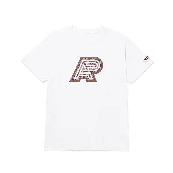 A&P x ATMOS MARK TEE WHITE (FULFILLMENT)