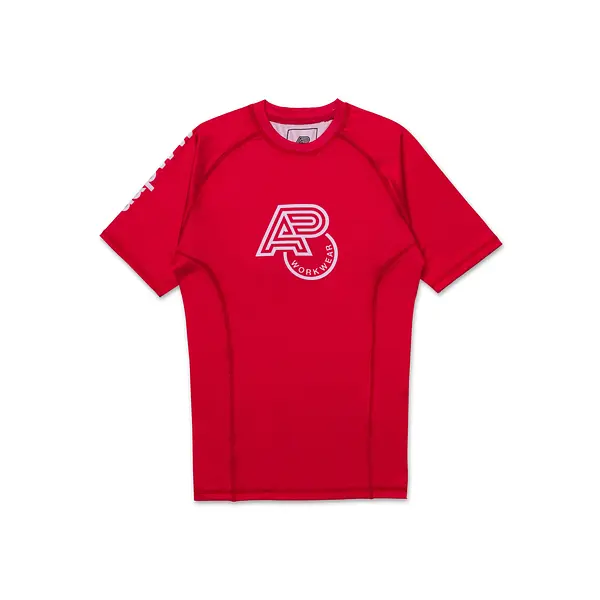 A&PWW KIDS SS RASHGUARD RED (FULFILLMENT)