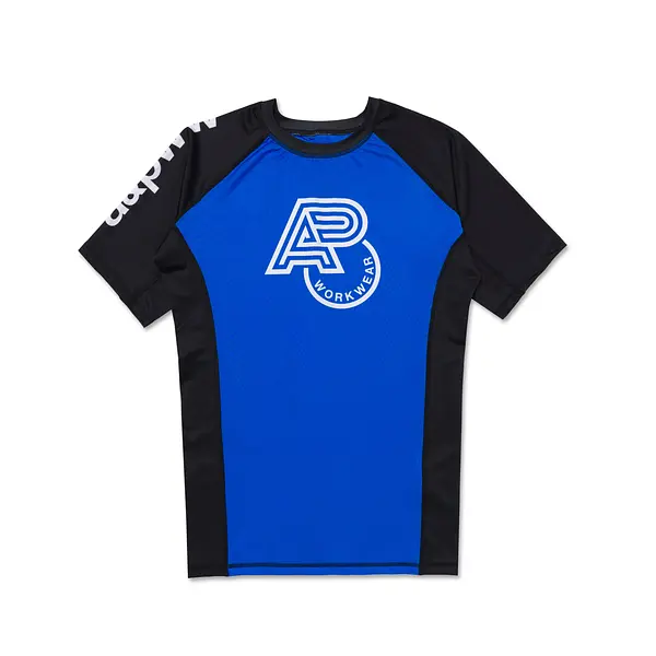 A&PWW SS RANKED RASHGUARD BLUE
