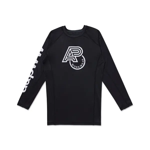 A&PWW LS RANKED RASHGUARD BLACK (FULFILLMENT)