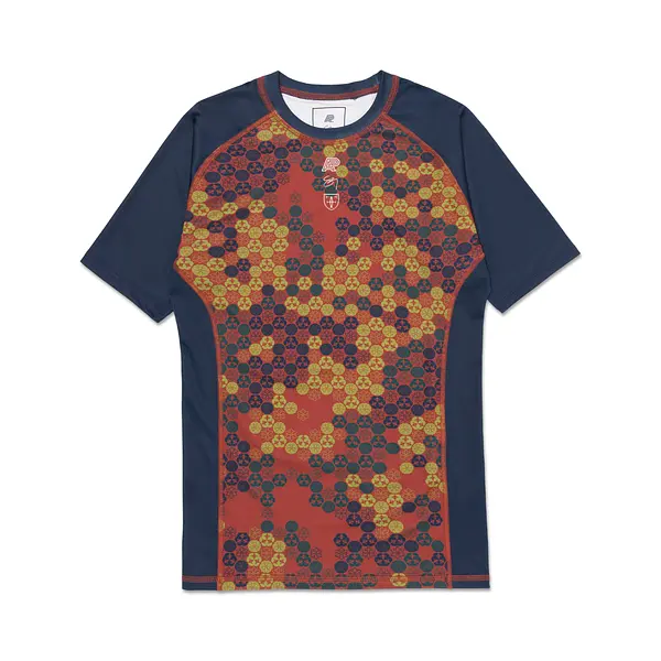 A&P x FITTED x SIG ZANE IP SS RASHGUARD BLUE (FULFILLMENT)