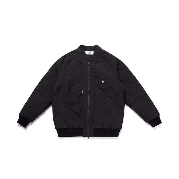 A&P QUILTED KIMONO BOMBER JACKET BLACK (FULFILLMENT)
