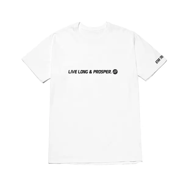 A&P x STAR TREK LIVE LONG & PROSPER TEE WHITE