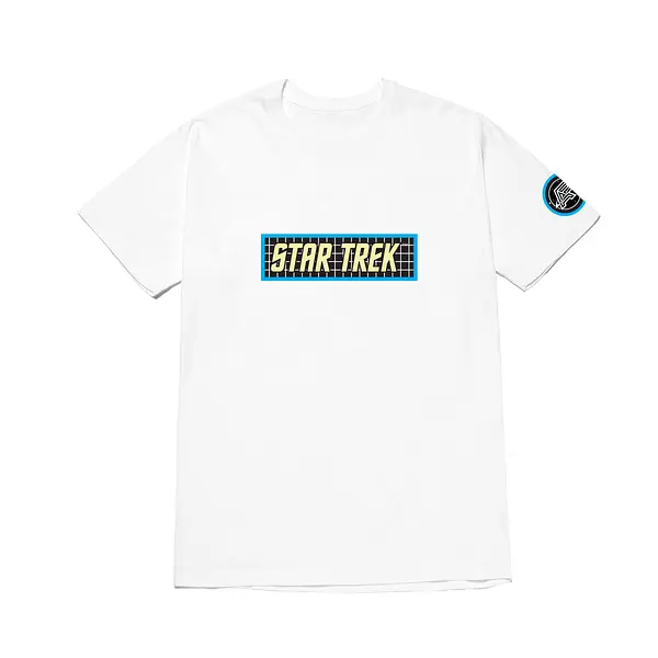 A&P x STAR TREK BOX TEE WHITE