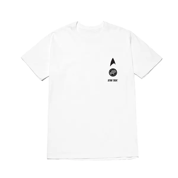 A&P x STAR TREK STACK TEE WHITE (FULFILLMENT)