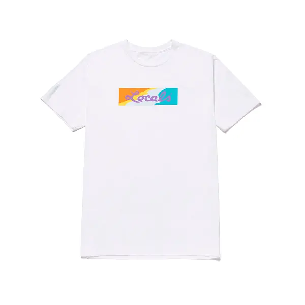 A&P LOCALS 2 BOX TEE WHITE