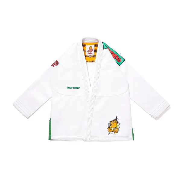 B92 A&P GARFIELD ADULT KIMONO WHITE