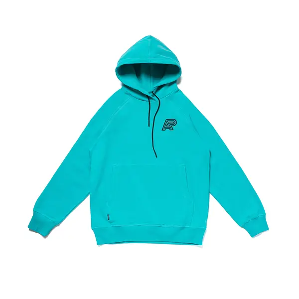 A&P CLASSIC RAGLAN HOODY AQUA