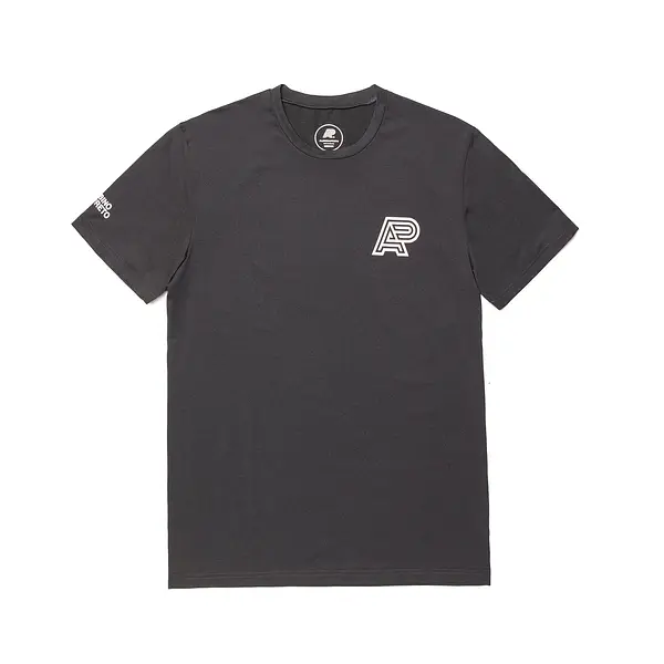 A&P SS QD TEE DARK HEATHER