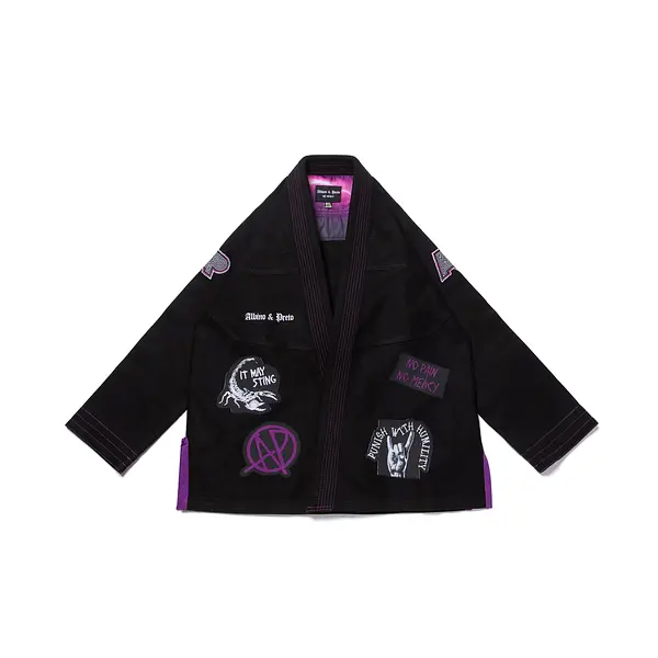 A&P B85 NO MERCY KIMONO BLACK