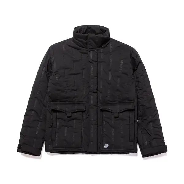 A&P PUFF JACKET BLACK (FULFILLMENT)