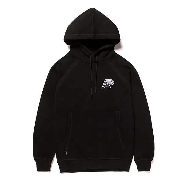 A&P CLASSIC RAGLAN HOODY BLACK (FULFILLMENT)