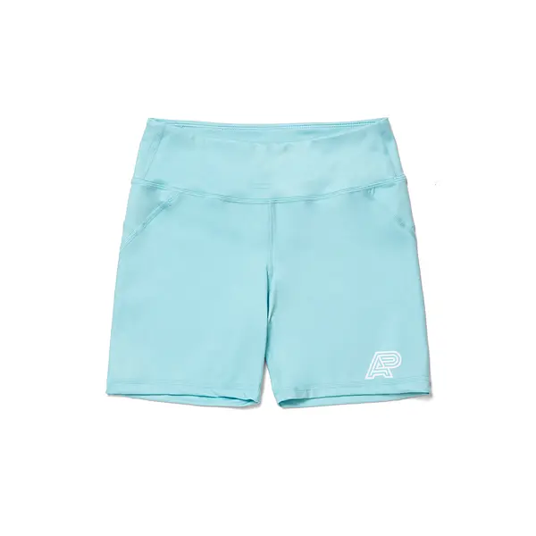 A&P WOMENS COMPRESSION SHORTS TURQUOISE (FULFILLMENT)