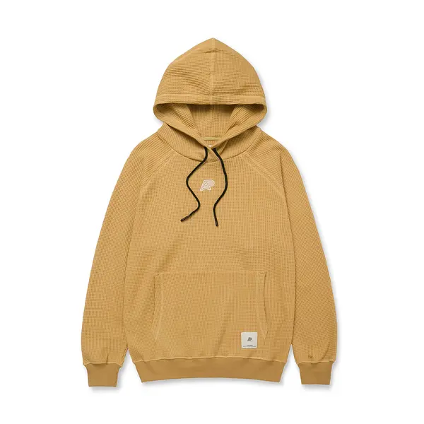 A&P WAFFLE RAGLAN HOODY MUSTARD (FULFILLMENT)
