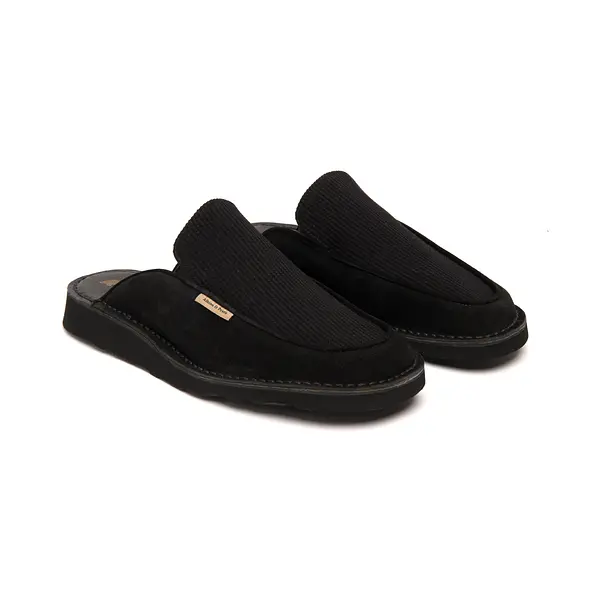 A&P x PADMORE & BARNES HOME SLIDES BLACK/BLACK (FULFILLMENT)