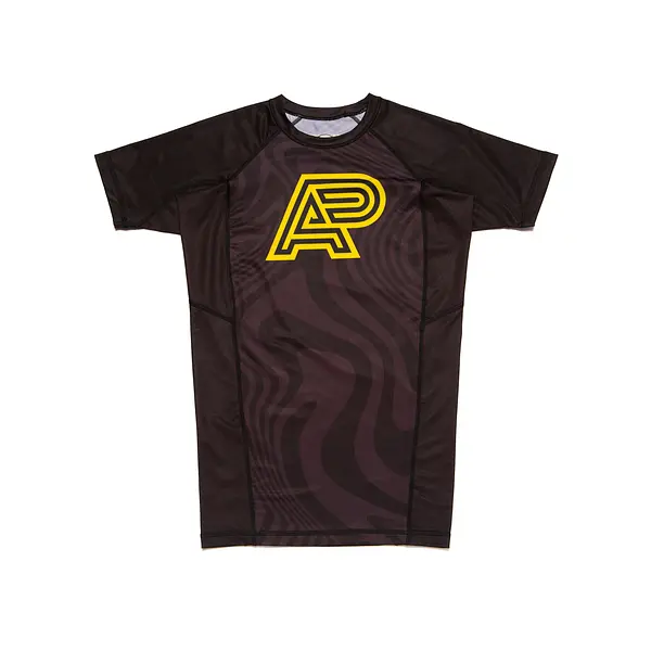 TONAL SWIRL RASH BLACK