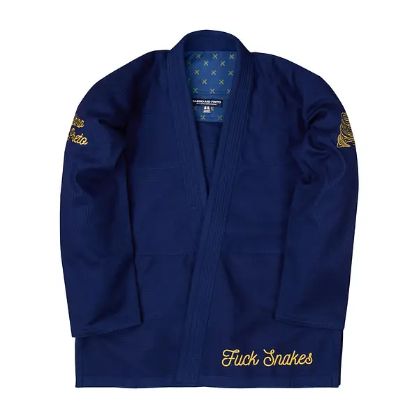 B31 SNAKES KIMONO NAVY