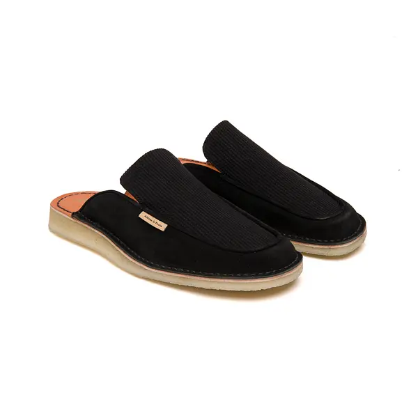 A&P x PADMORE & BARNES HOME SLIDES BLACK/CREPE