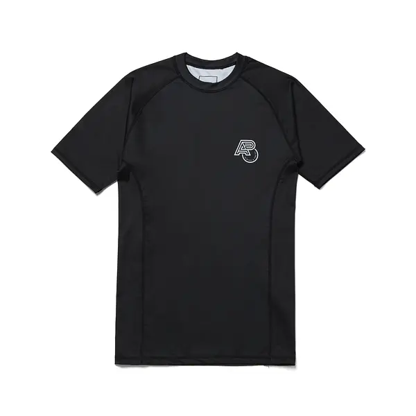 A&P 22 ESSENTIAL SS RANKED RASHGUARD BLACK