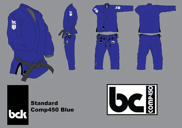 Brazilian Jiu Jitsu Gi Comp450 Blue Standard