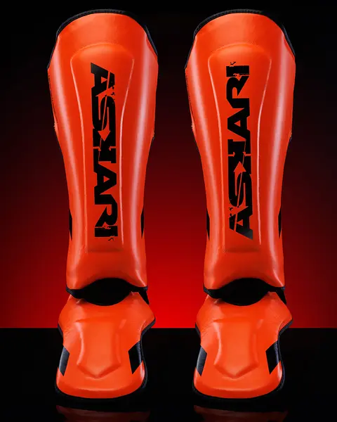 "BLAZE" SHINGUARDS [FLUOR ORANGE]