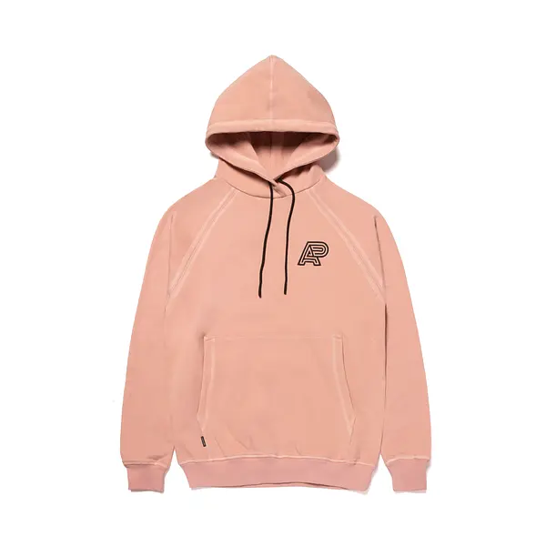 A&P CLASSIC RAGLAN HOODY SALMON
