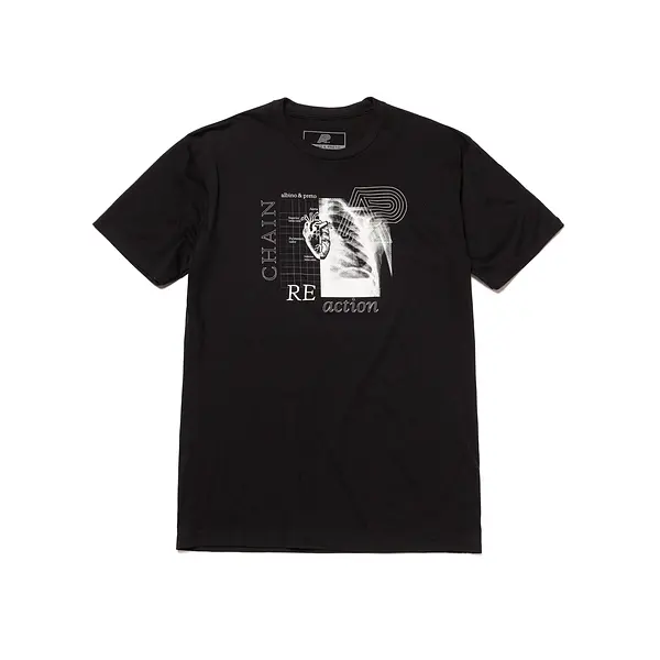 A&P REACTION TEE BLACK (FULFILLMENT)