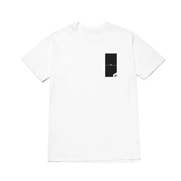 A&P BLOCK MARK TEE WHITE