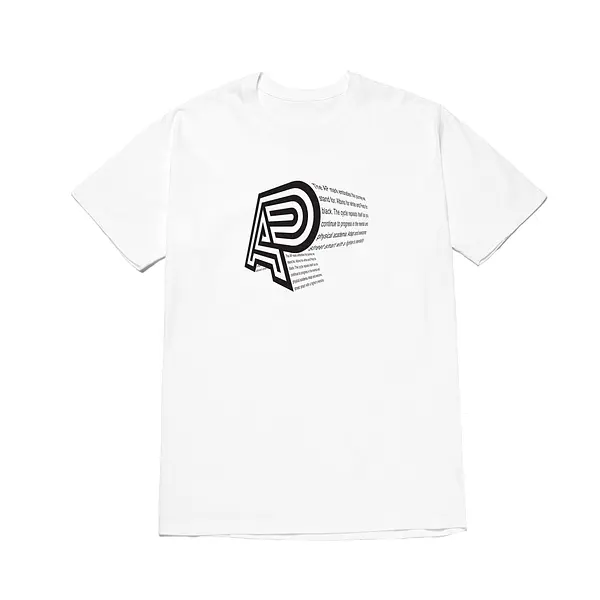 A&P MANIFEST TEE WHITE