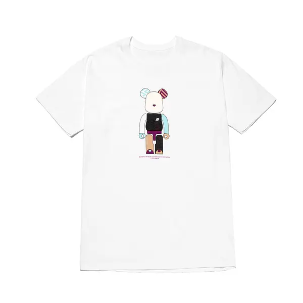 A&P + BE@RBRICK TEE WHITE