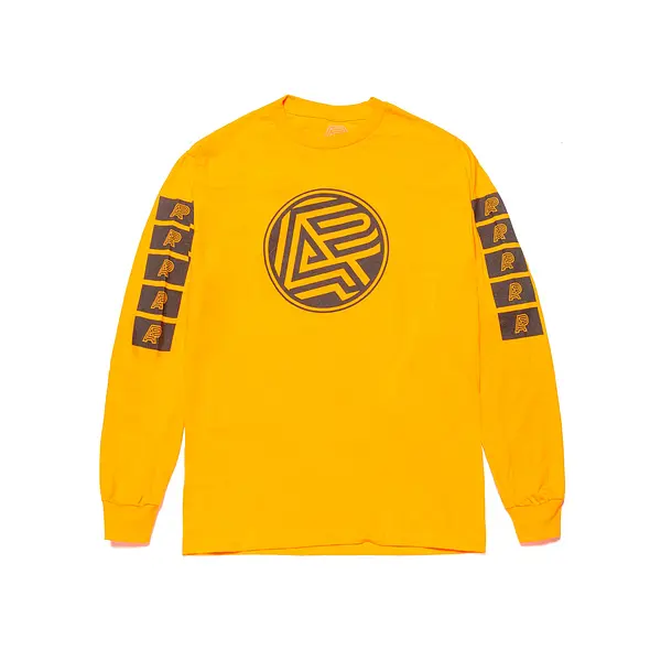 A&P BLOCK LOGO LS TEE ORANGE (FULFILLMENT)