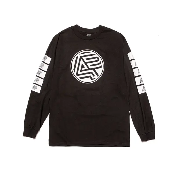 A&P BLOCK LOGO LS TEE BLACK (FULFILLMENT)