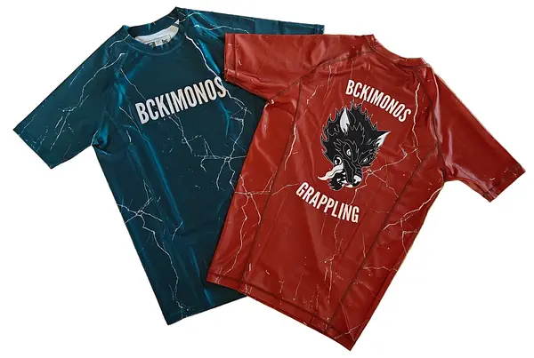 BJJ NoGi Rash Guard: The Wolf