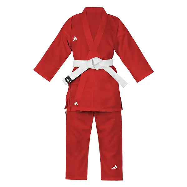adidas Red Karate Student Uniform Ultralight, Traditional Crossover, K150