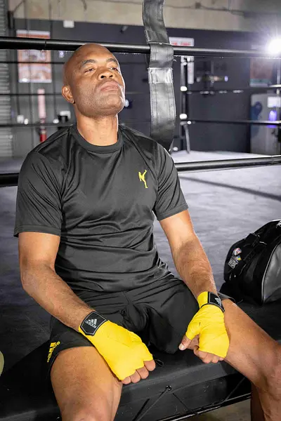 adidas x Anderson Silva Half Sleeve T-Shirt for Boxing adiASTS01