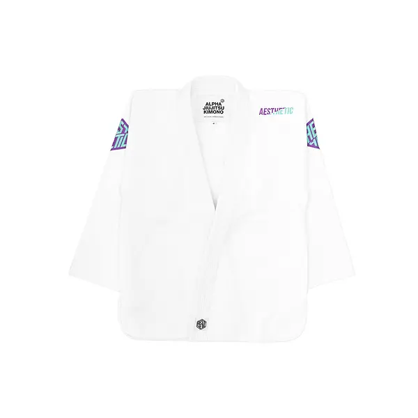 The Alpha+ Kimono (White/Emerald)
