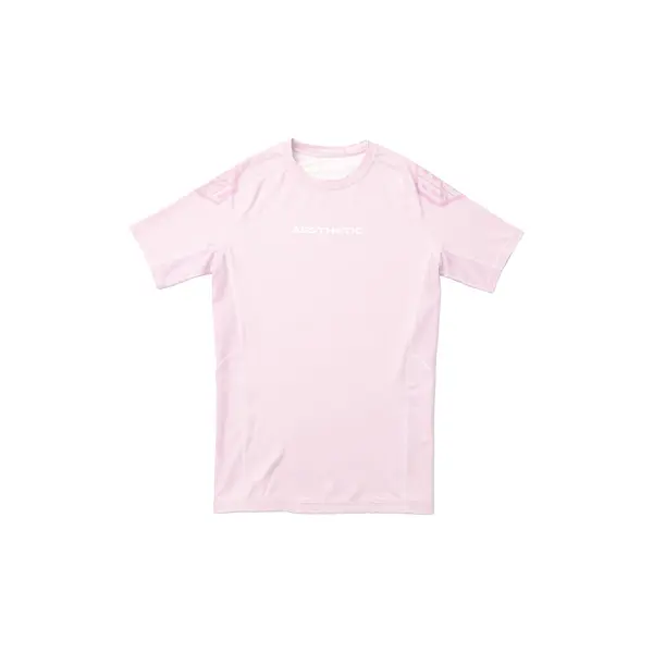Pastel Pink Short Sleeve Rashguard