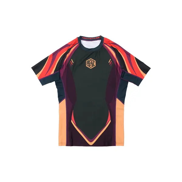 'Viridian Green' Jozef Chen Short Sleeve Rashguard