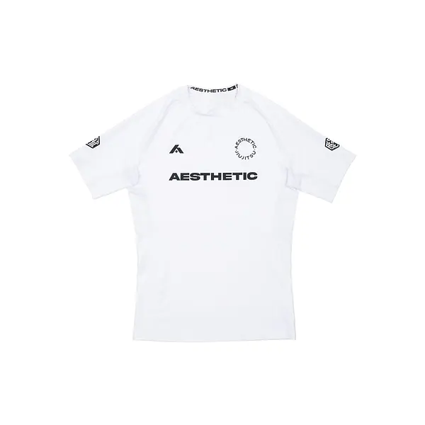 Uniform Short Sleeve Rashguard (White)