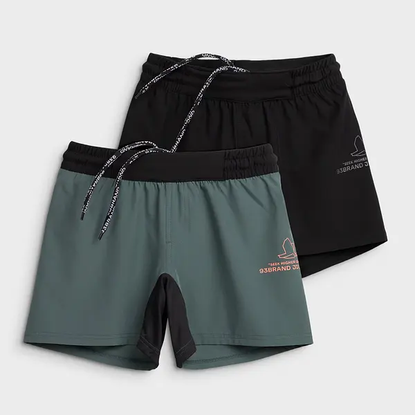 STANDARD ISSUE Women's Shorts 2-PACK - Black/Kombu