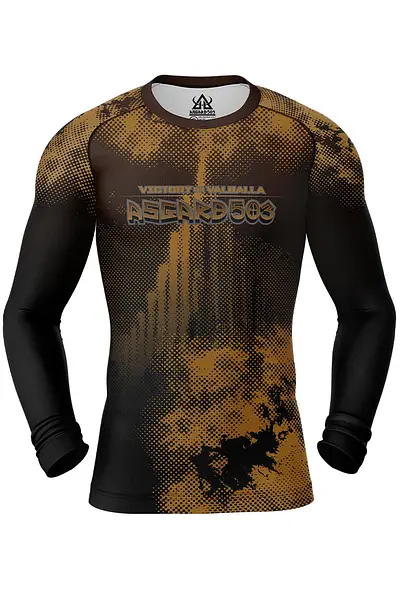 Ragnarok - Long Sleeve - Rash Guard - Brown