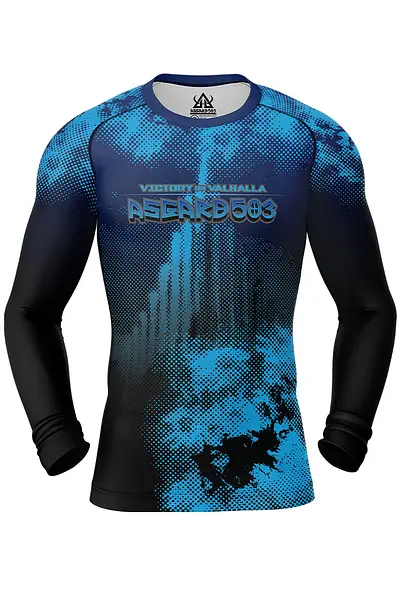Ragnarok - Long Sleeve - Rash Guard - Blue