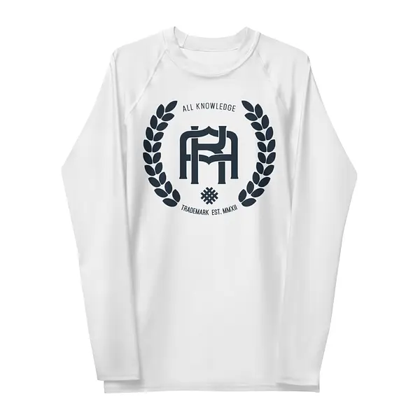 ALL Knowledge Wreath Jiu Jitsu Rashguard - Long Sleeve