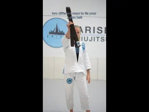 How To Tie Your Jiu Jitsu Belt.